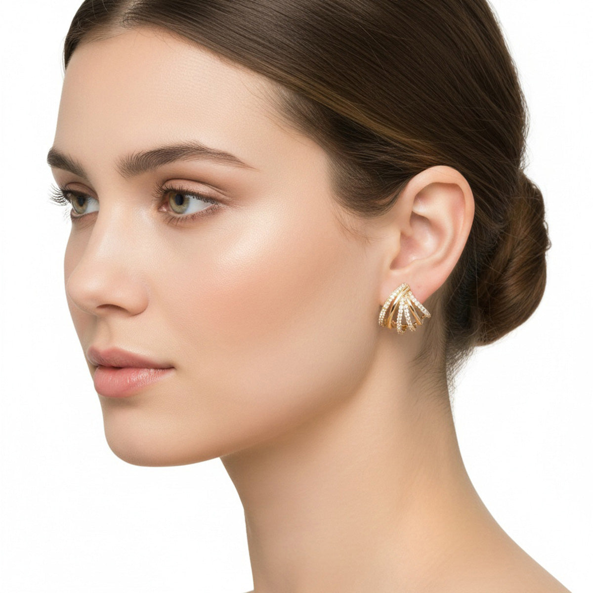 Aretes Napier Color Dorado 17G03665 Para Dama