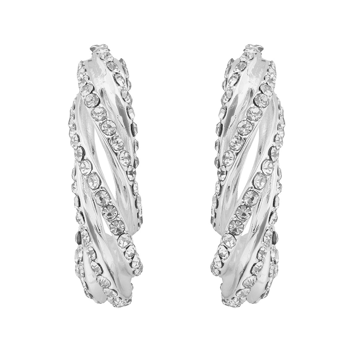 Aretes Napier Color Plateado 17G03679 Para Dama