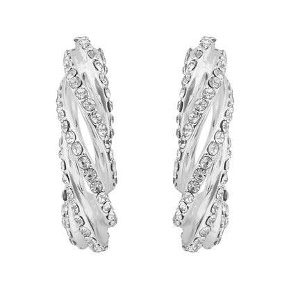 Aretes Napier Color Plateado 17G03679 Para Dama