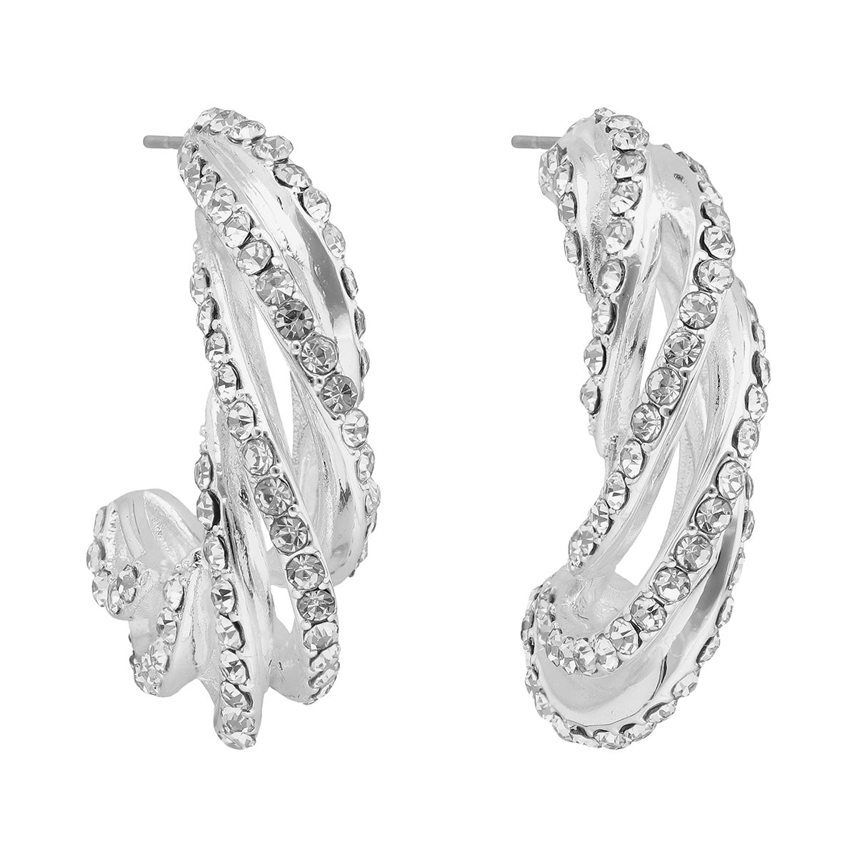Aretes Napier Color Plateado 17G03679 Para Dama