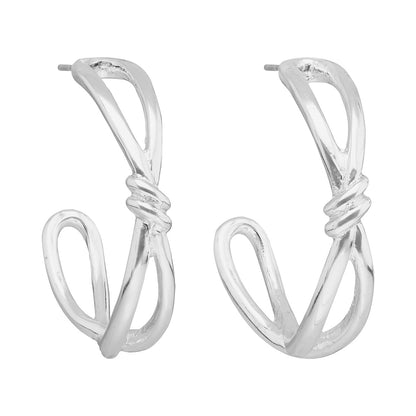 Aretes Napier Color Plateado 17G03710 Para Dama