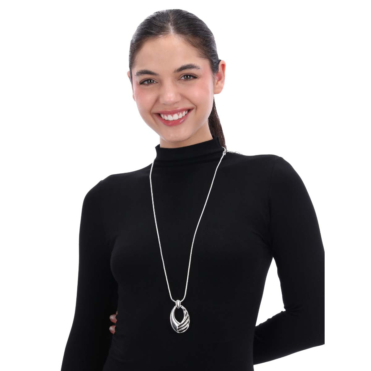 Collar Napier Color Plateado 17N00742 para Dama