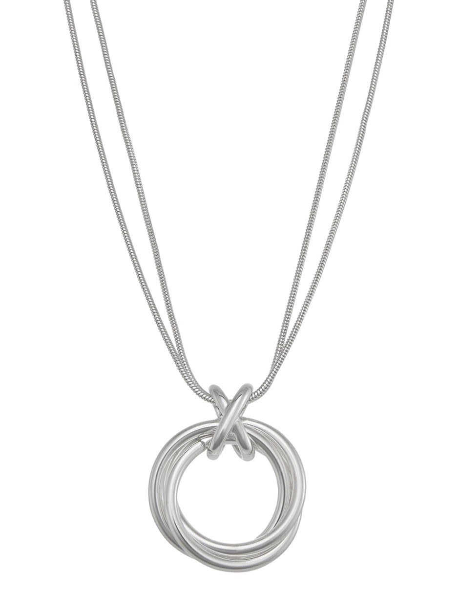 Collar Napier Color Plateado 17N00762 Para Dama