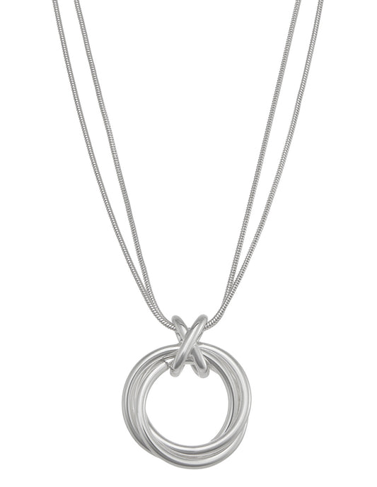 Collar Napier Color Plateado 17N00762 Para Dama