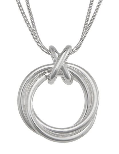 Collar Napier Color Plateado 17N00762 Para Dama
