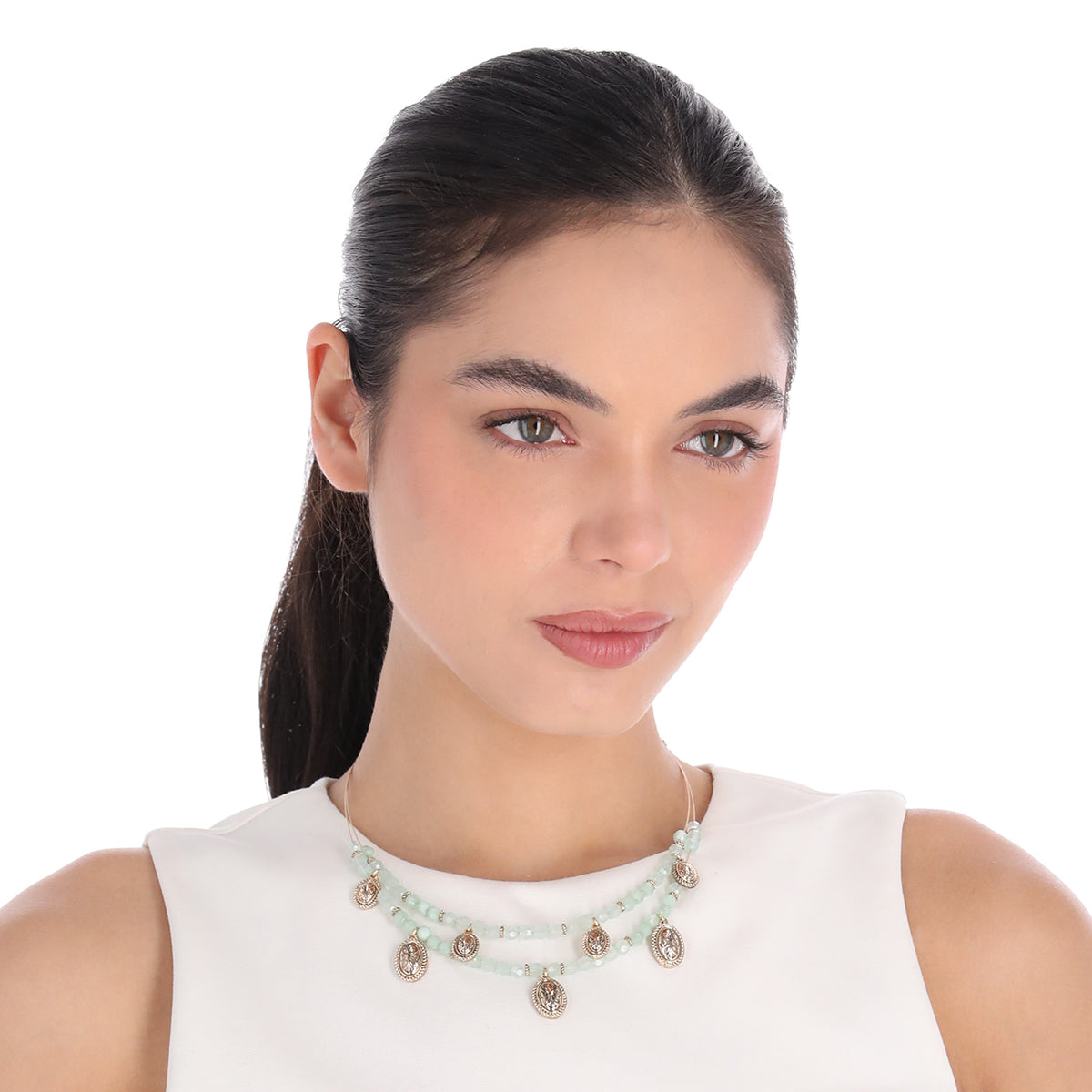 Collar Napier Color Turquesa 17N00883 para Dama
