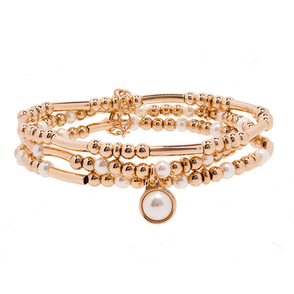 Pulsera Nine West color dorado 19B00171