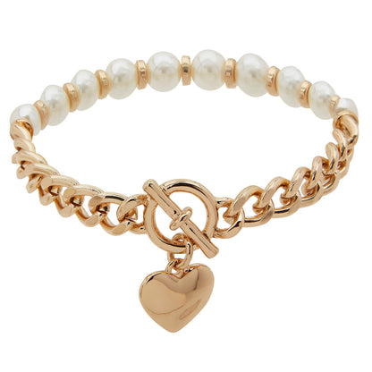 Pulsera Nine West color dorado 19B00336