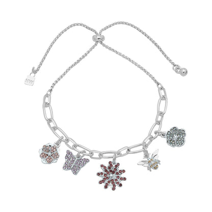 Pulsera Nine West color plateado 19B00409