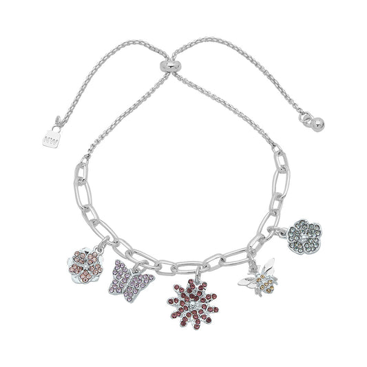 Pulsera Nine West color plateado 19B00409