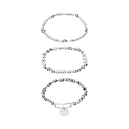 Pulsera Nine West Color Plateado 19B01244 Para Dama