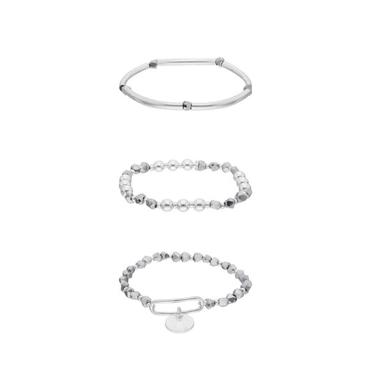 Pulsera Nine West Color Plateado 19B01244 Para Dama