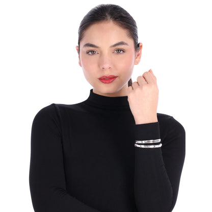 Box Set Nine West Color Plateado 19B01245 Para Dama