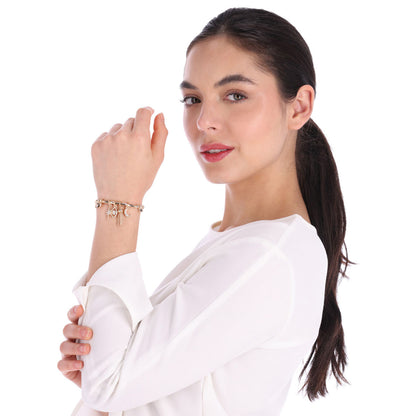 Pulsera Nine West Color Dorado 19B01364 Para Dama