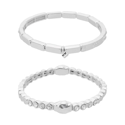 Pulsera Nine West Color Plateado 19B01724 para Dama