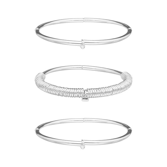 Box Pulsera Nine West Color Plateado 19B01726 para Dama