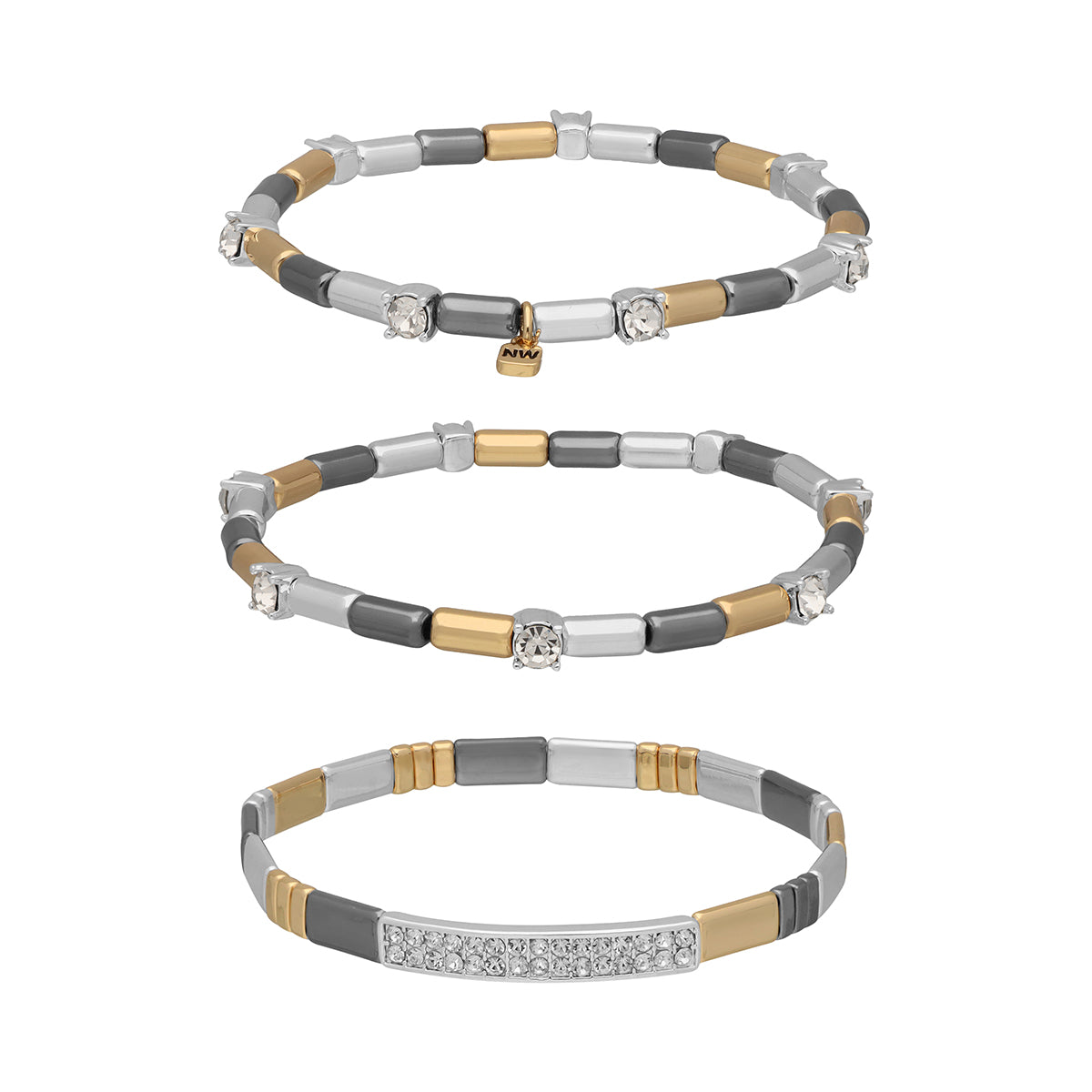 Box Pulsera Nine West Color Tritono 19B01788 para Dama