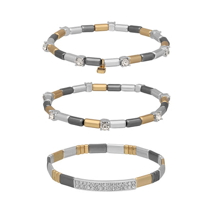 Box Pulsera Nine West Color Tritono 19B01788 para Dama