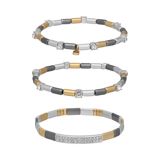 Box Pulsera Nine West Color Tritono 19B01788 para Dama