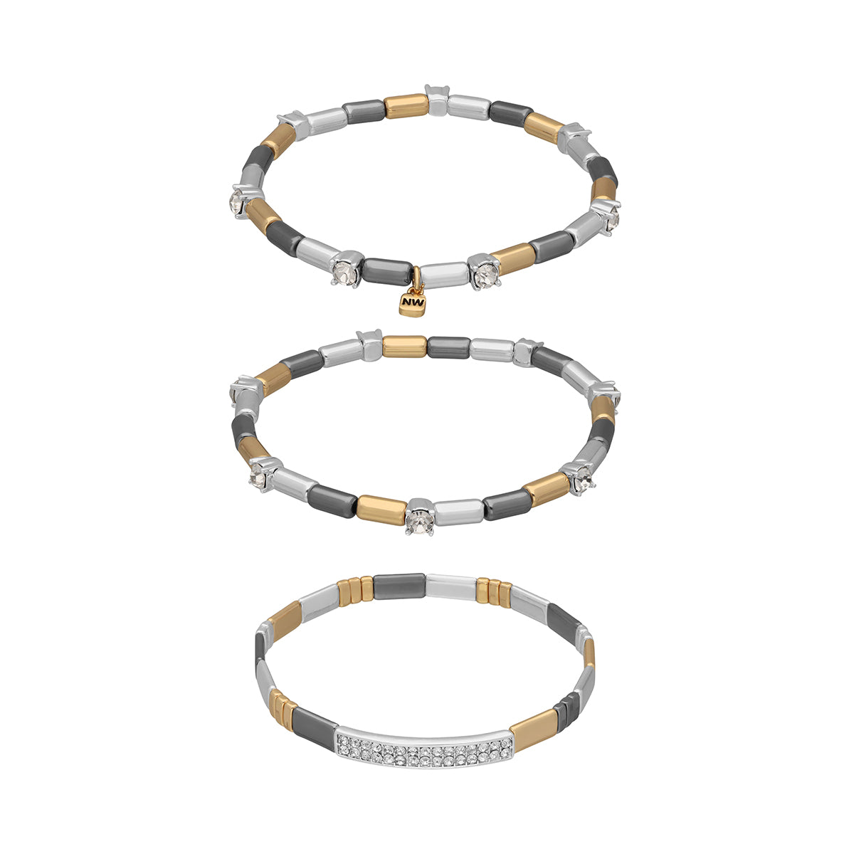 Box Pulsera Nine West Color Tritono 19B01788 para Dama