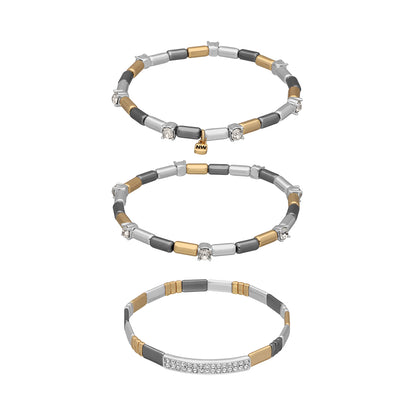 Box Pulsera Nine West Color Tritono 19B01788 para Dama