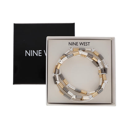 Box Pulsera Nine West Color Tritono 19B01788 para Dama