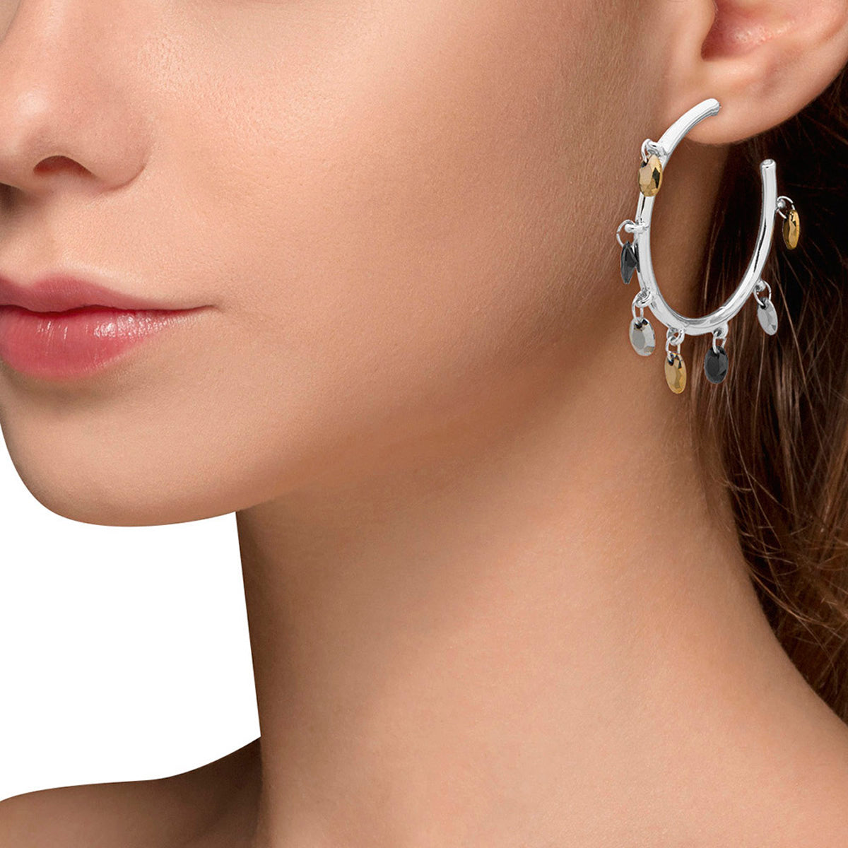 Aretes Nine West color multicolor 19G00363