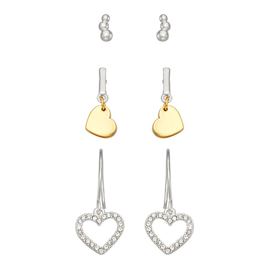 Aretes Nine West color plateado 19G00522