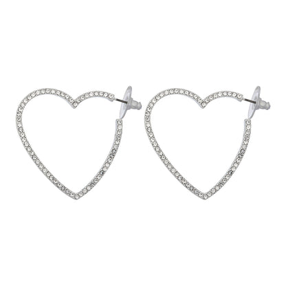 Aretes Nine West color plateado 19G01590