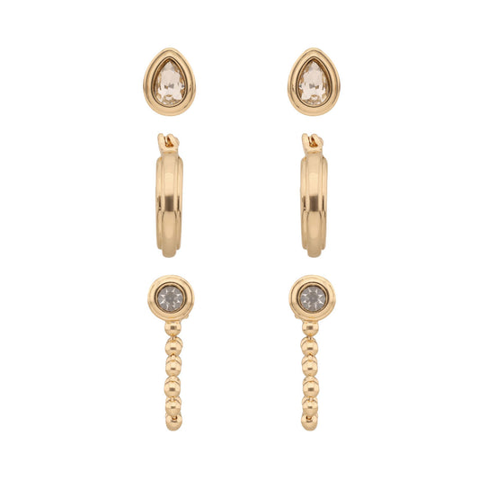 Aretes Nine West Color Dorado 19G03339 Para Dama