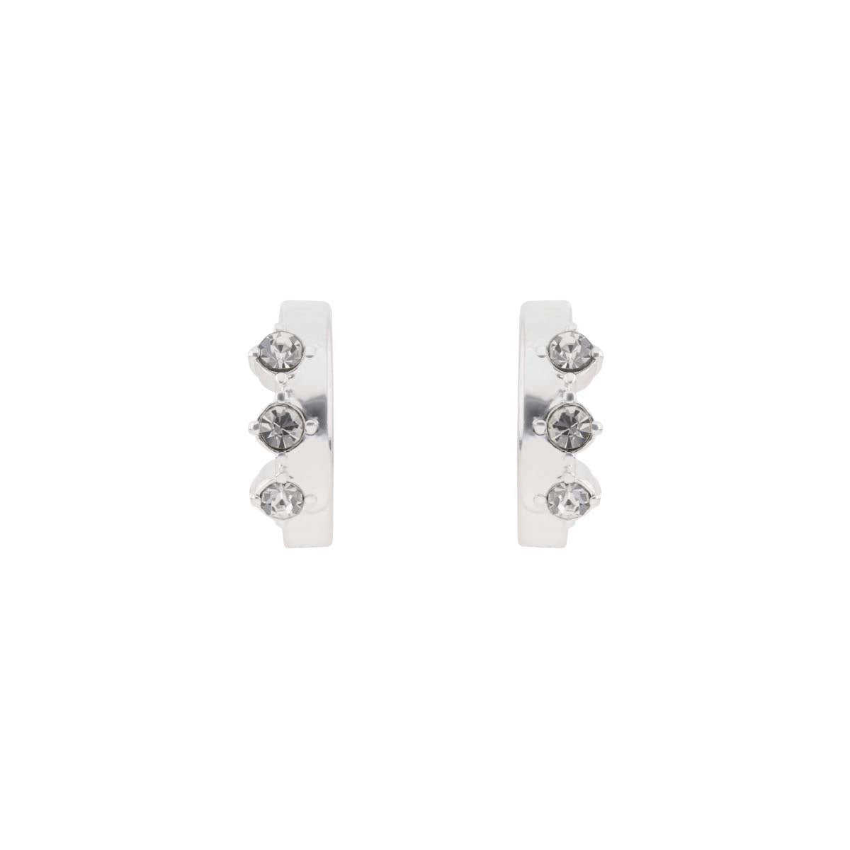 Aretes Nine West Color Plateado 19G03365 Para Dama