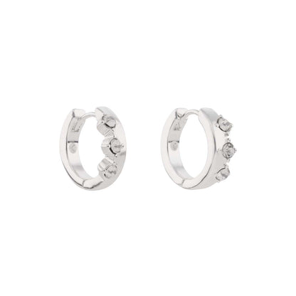 Aretes Nine West Color Plateado 19G03365 Para Dama