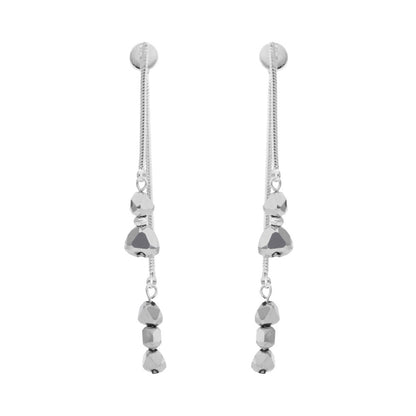 Aretes Nine West Color Plateado 19G03428 Para Dama