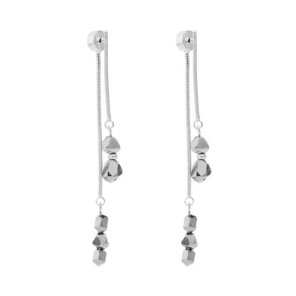 Aretes Nine West Color Plateado 19G03428 Para Dama