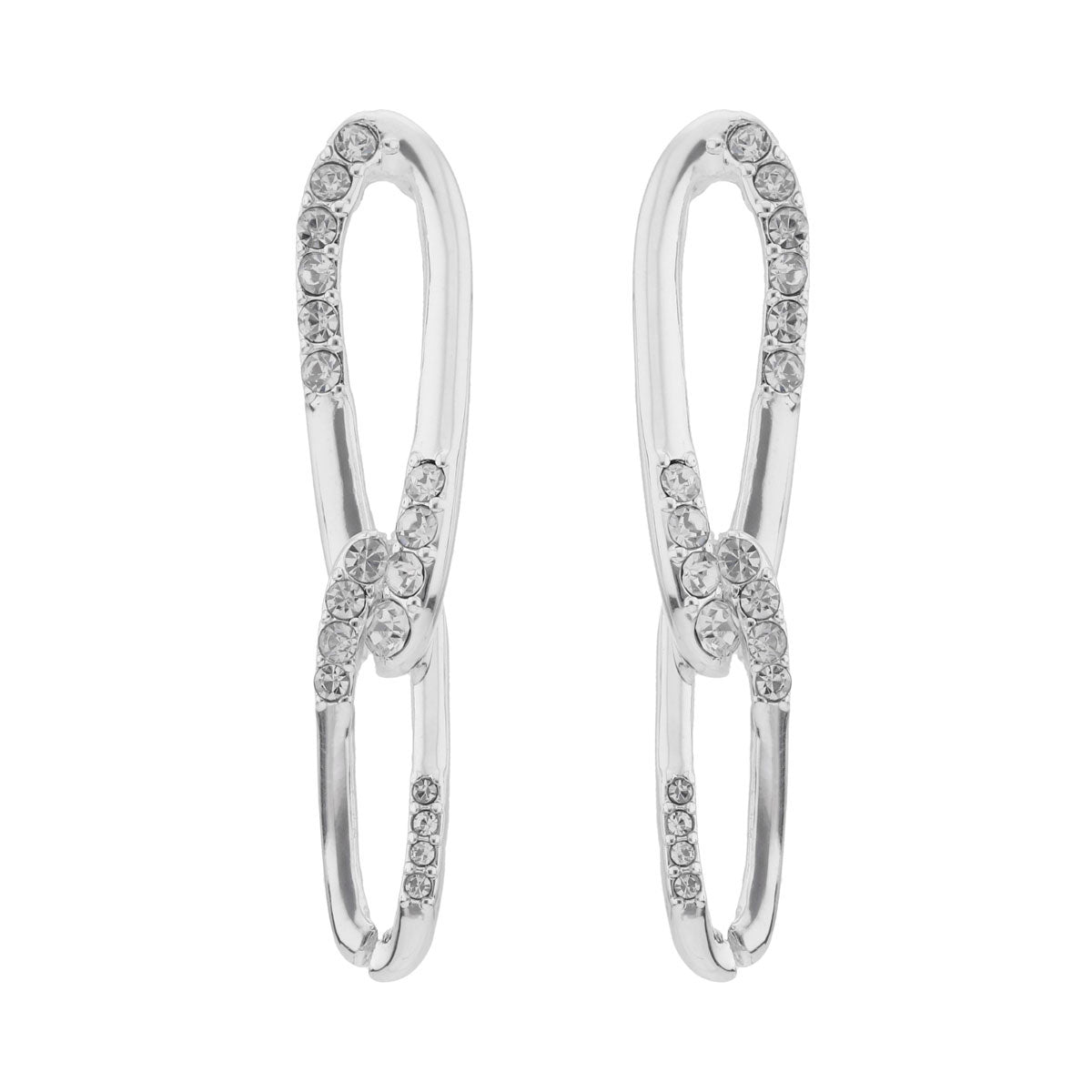 Aretes Nine West Color Plateado 19G03429 Para Dama
