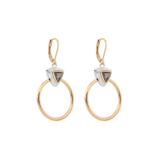 Aretes Nine West Color Bitono 19G03435 Para Dama