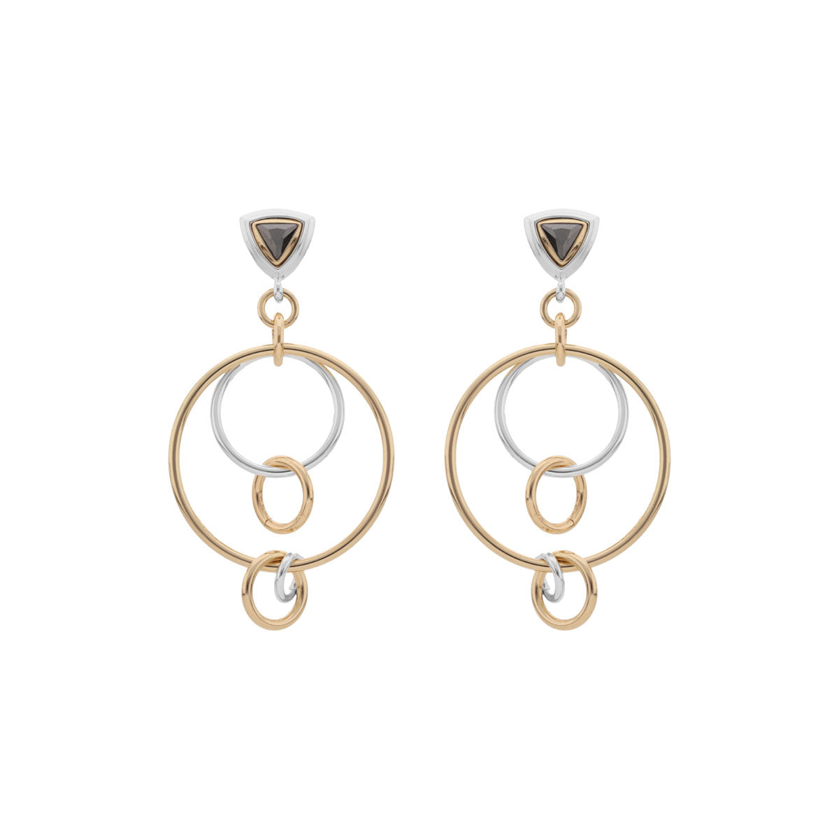 Aretes Nine West Color Bitono 19G03438 Para Dama