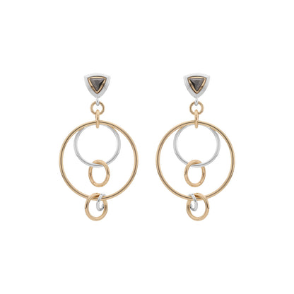 Aretes Nine West Color Bitono 19G03438 Para Dama