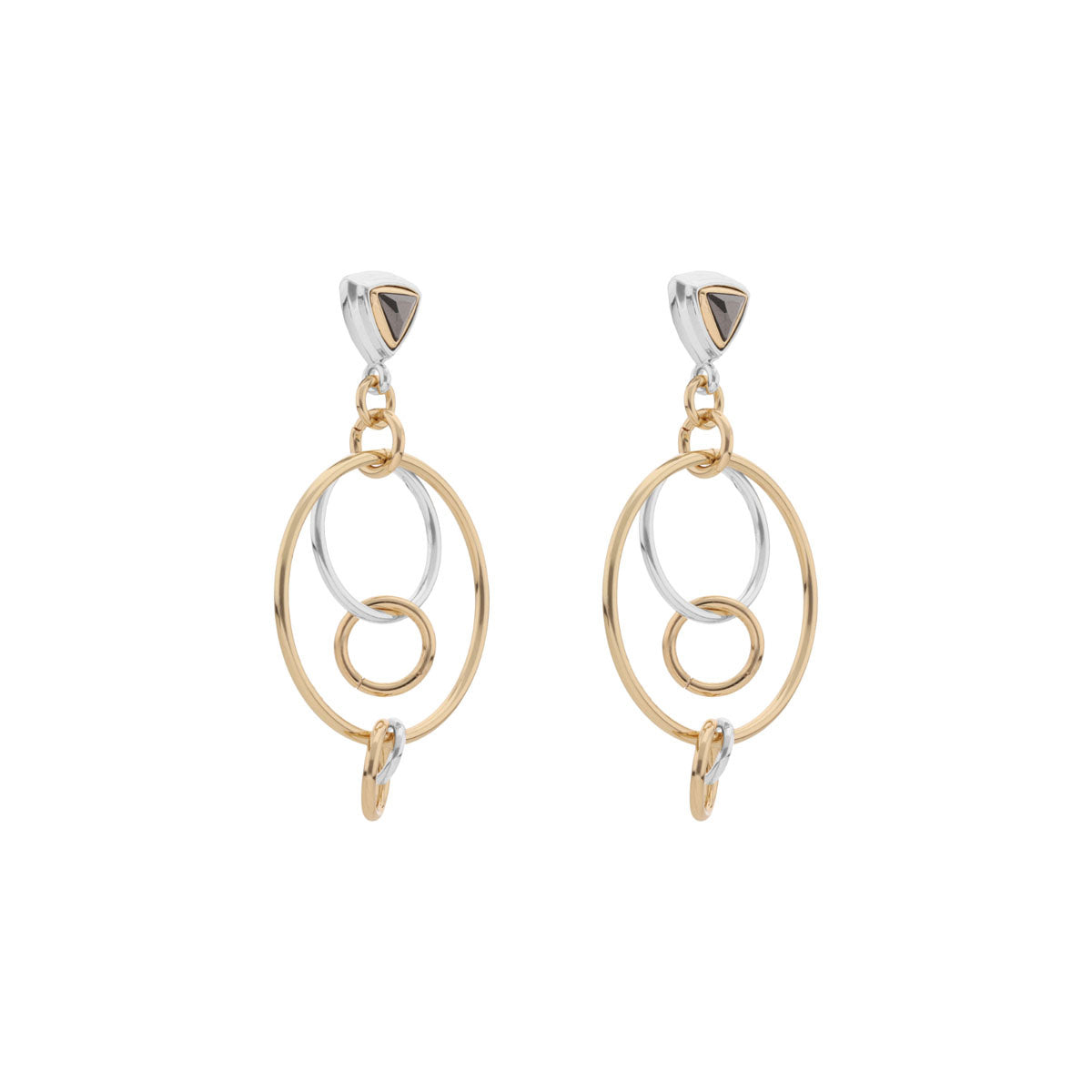 Aretes Nine West Color Bitono 19G03438 Para Dama