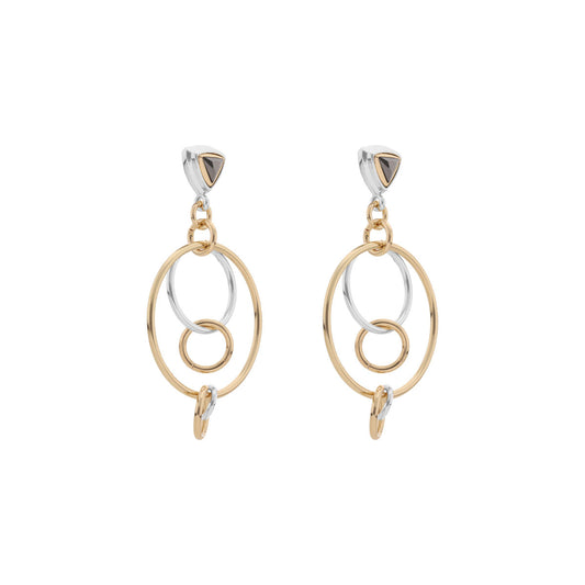 Aretes Nine West Color Bitono 19G03438 Para Dama