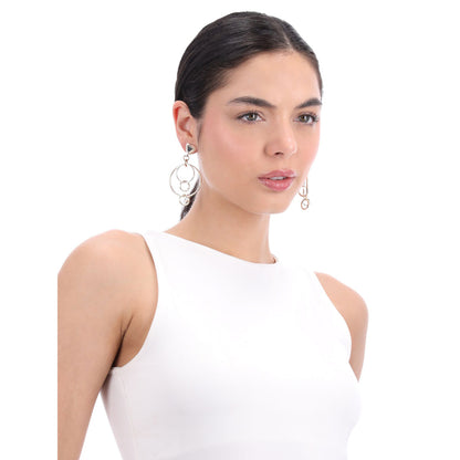 Aretes Nine West Color Bitono 19G03438 Para Dama