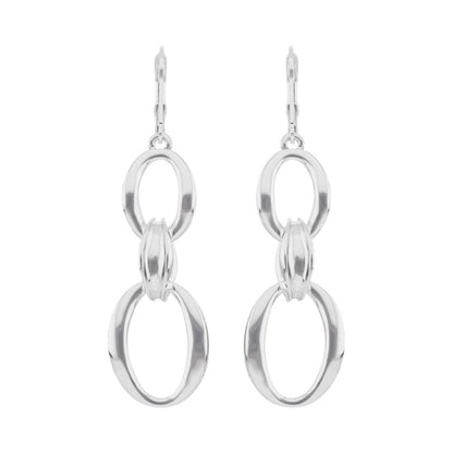 Aretes Nine West Color Plateado 19G03443 Para Dama