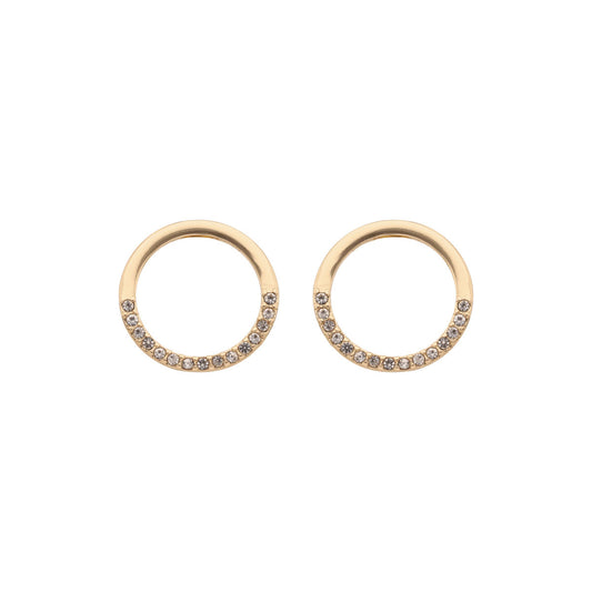 Aretes Nine West Color Dorado 19G03446 Para Dama