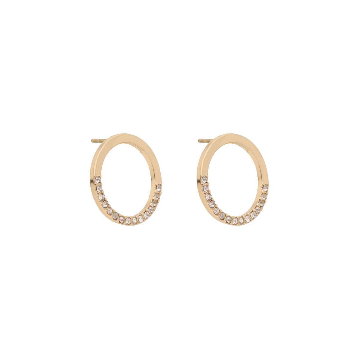 Aretes Nine West Color Dorado 19G03446 Para Dama