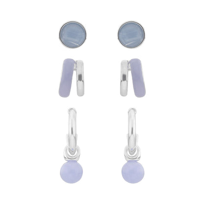 Aretes Nine West Color Plateado 19G03460 Para Dama