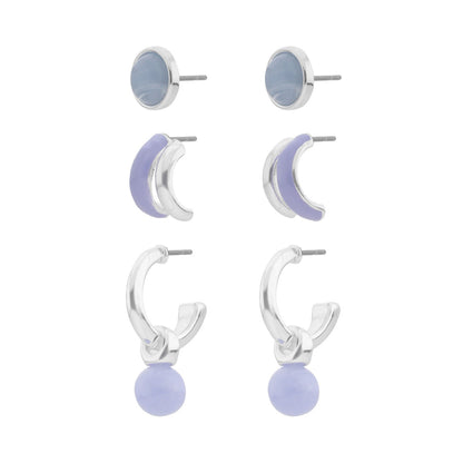 Aretes Nine West Color Plateado 19G03460 Para Dama
