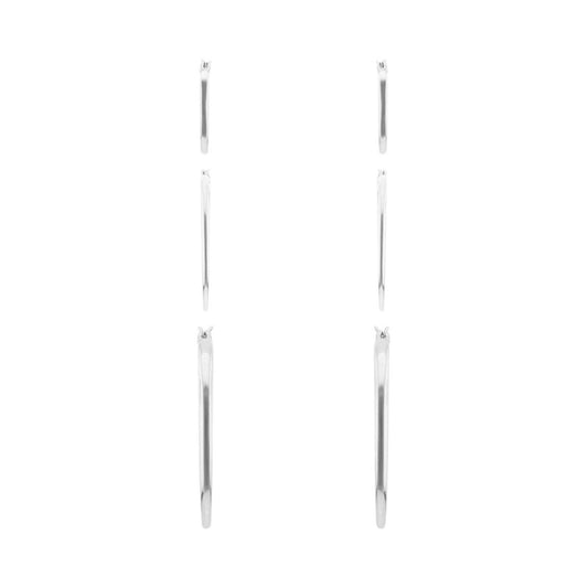 Aretes Nine West Color Plateado 19G03471 Para Dama