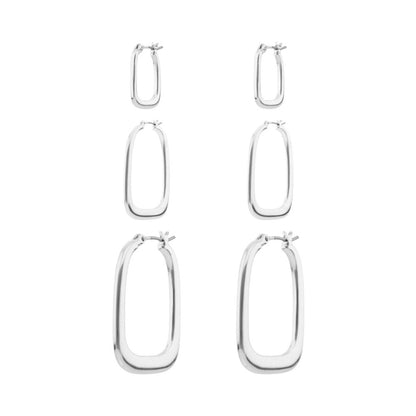 Aretes Nine West Color Plateado 19G03471 Para Dama