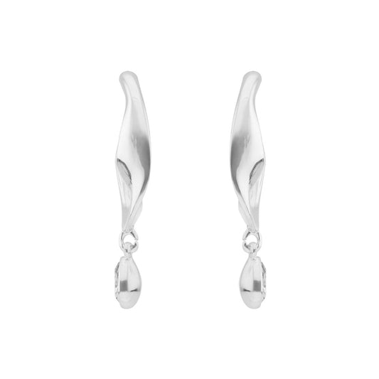 Aretes Nine West Color Plateado 19G03485 Para Dama