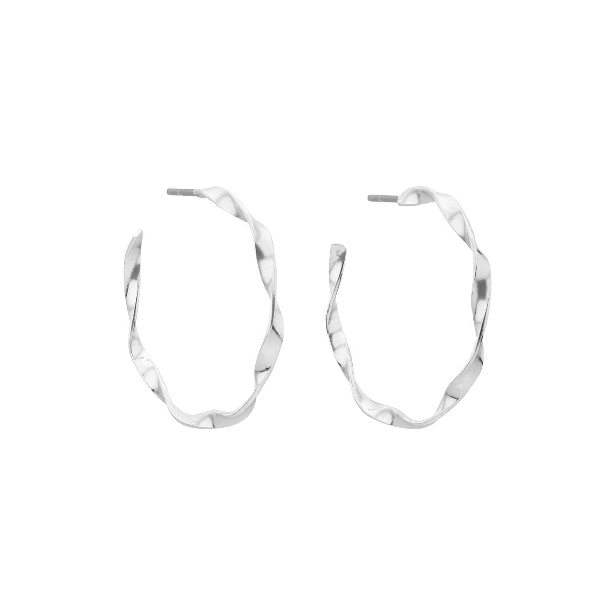 Aretes Nine West Color Plateado 19G03504 Para Dama